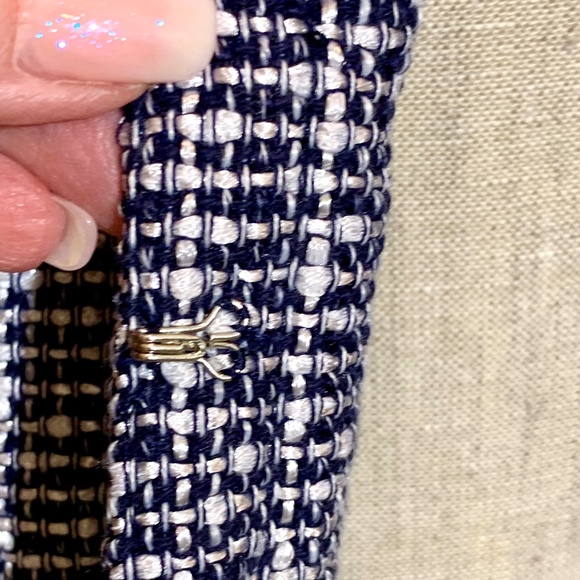 🔥NeW🔥 NWT White House Black Market Tweed & Faux Pearl Jacket - Sz 6 - Picture 7 of 16